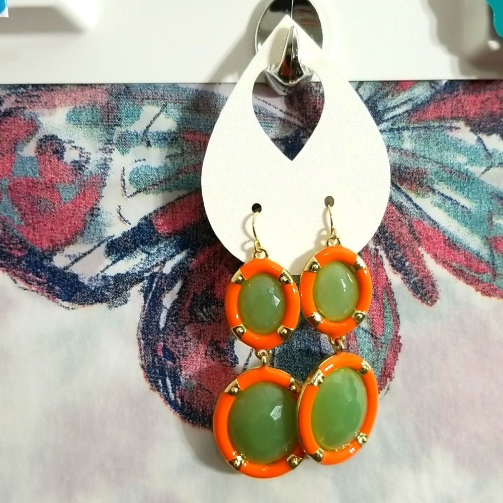 Earrings with  Beautiful  Earring holder